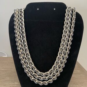 Chunky Silver Chain Necklace